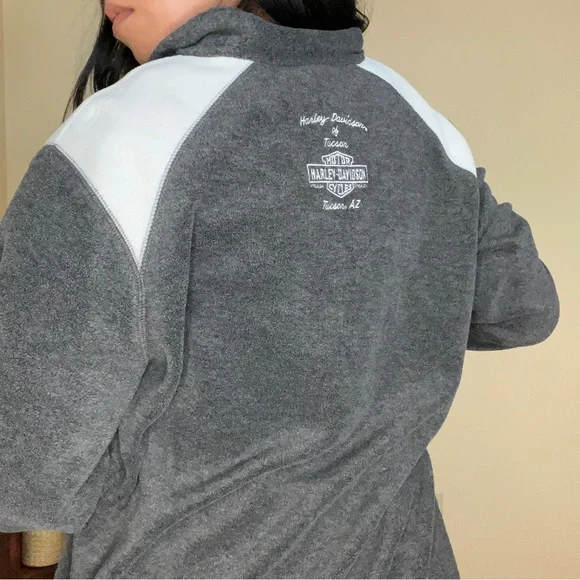 Harley Davidson half zip sweater - Picture 4 of 5
